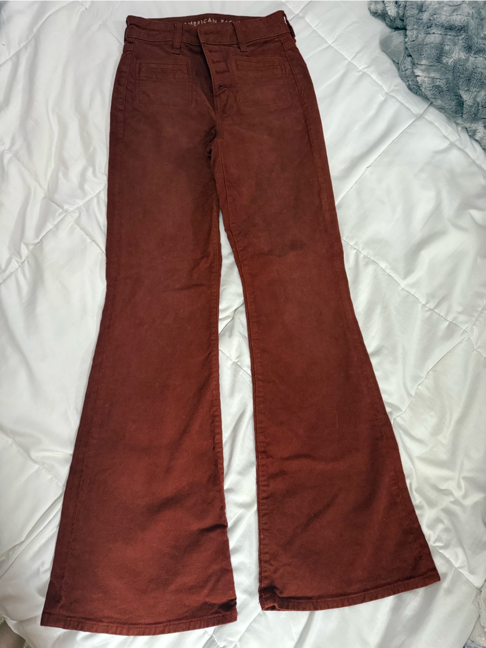 American Eagle high waisted, stretch, Corduroy Pants